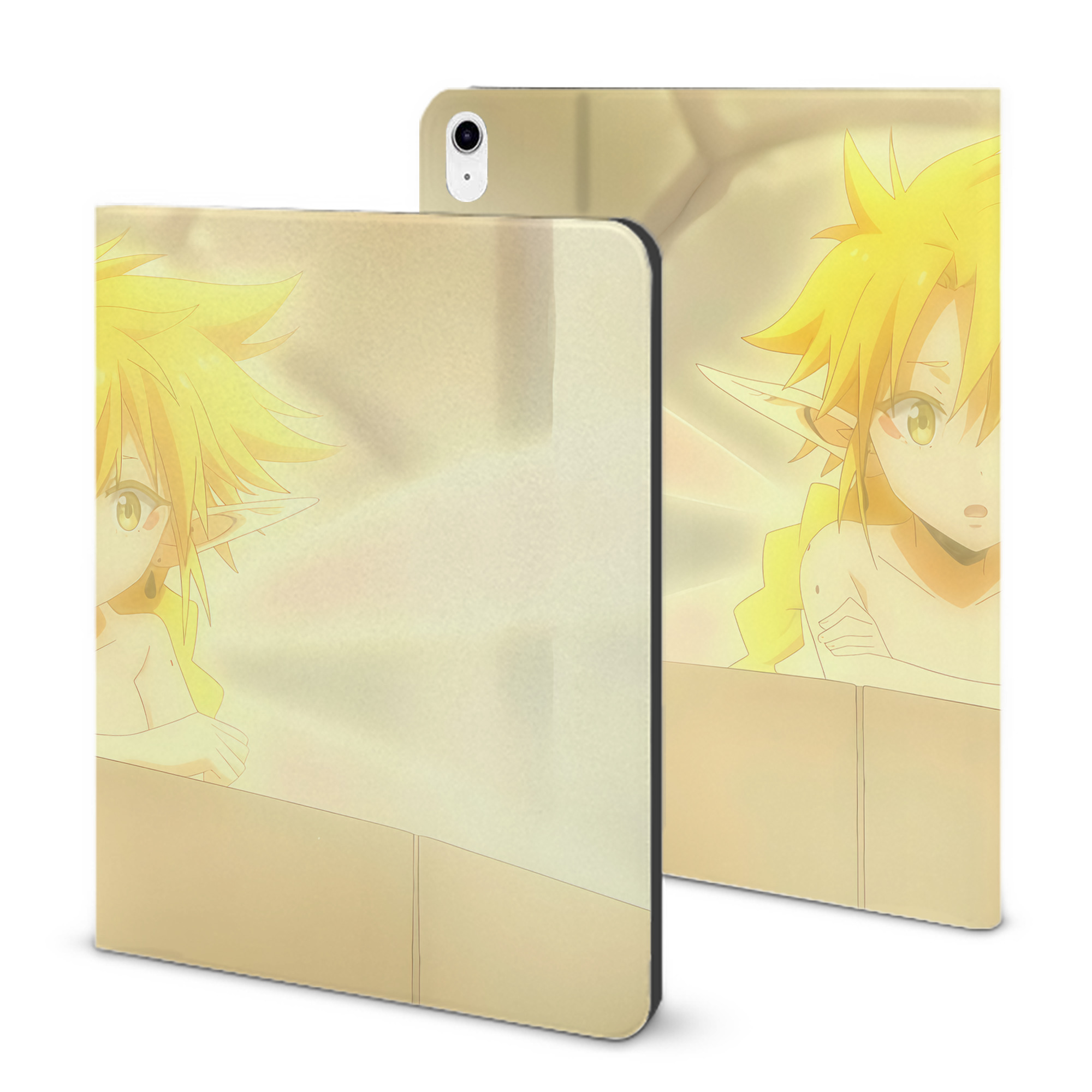 （画像用） 転スラ Regarding Reincarnated to Slime IPad ケース ブック型 PUレザー TPU 耐衝撃 軽量 薄型 ペン収納なし 全面保護 IPad 各モデル対応